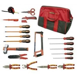 Electrician Kit With 20 Pieces Tools, 69536