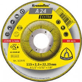 Kronenflex® cutting-off wheels for Metals A 24 Extra, 230 x 22.23 x 3 mm, depressed for metal 1 PC