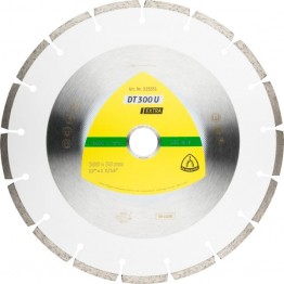 Diamond Cutting Disc DT 300 U Supra, 300 x 25.4 x 2.8mm, 17 segments, for Universal - 1pc - KL325349 