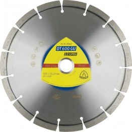 Klingspor Diamond Cutting Discs DT 600 GU 125 x 22.23, for granite, 9 segments - KL336615 