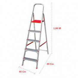  Aluminum 5 Steps Domestic A Ladder 3.12kg, 1.09M(4ft), ESC0064