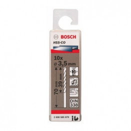 Bosch 2608585879 Drill Bits 3.5mm HSS-CO DIN 338