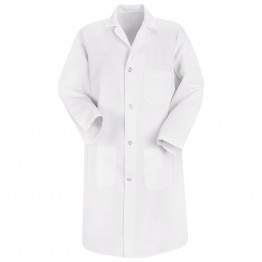 Unisex Lab Coats - White & Navy Blue